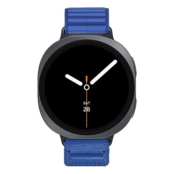 Galaxy Watch8 | 44 мм | 4G LTE | Graphite | Fabric/Blue | S/M, Размер: 44 мм, Цвет: Graphite, Тип ремешка: Fabric, Цвет ремешка: Blue, Размер ремешка: S/M, Подключение часов: Bluetooth / Wi-Fi + 4G LTE, изображение 2